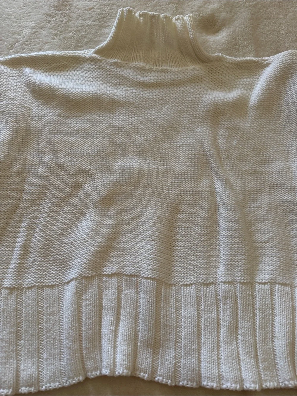 Joan Vass cream mock